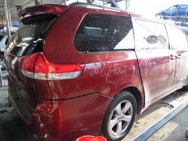 2011 Toyota Sienna LE Burgundy 3.5L AT 2WD #Z24567